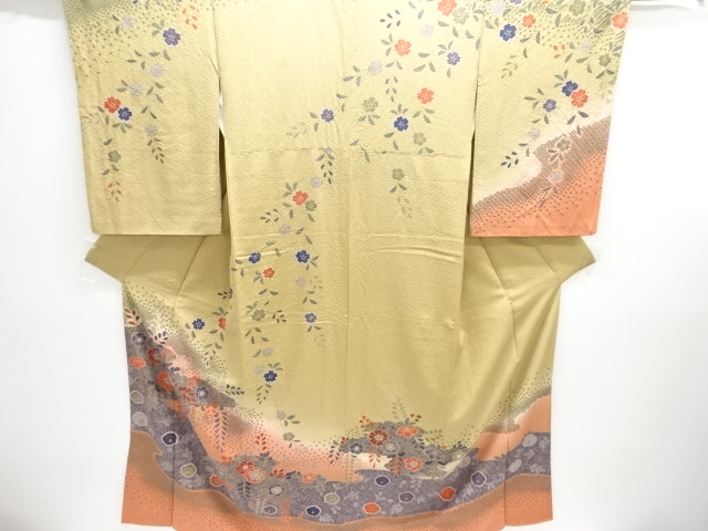Japanese Kimono / Homongi Tsukesake Silk